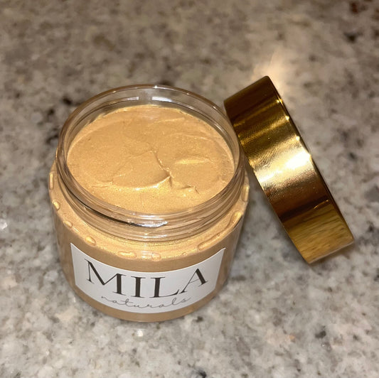 NEW MILA Naturals Shimmering Classic Body Butter Collection